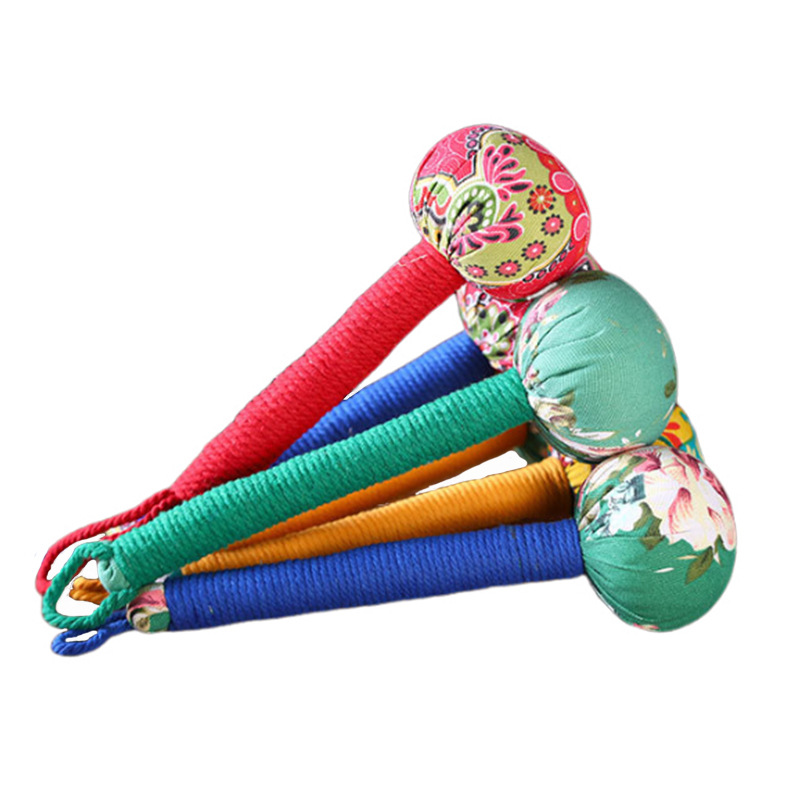 Handmade Mugwort Herbal Massage Hammer 26cm Portable Body Tapping Tool with Ai Cao Filling - Image 5