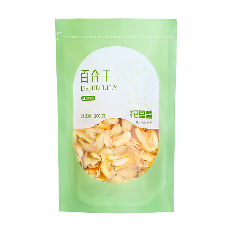 Dried Lily Bulb Slices Bai He 200g Bag Selected Hunan Longshan Lily for Soup and Tea - Image 5