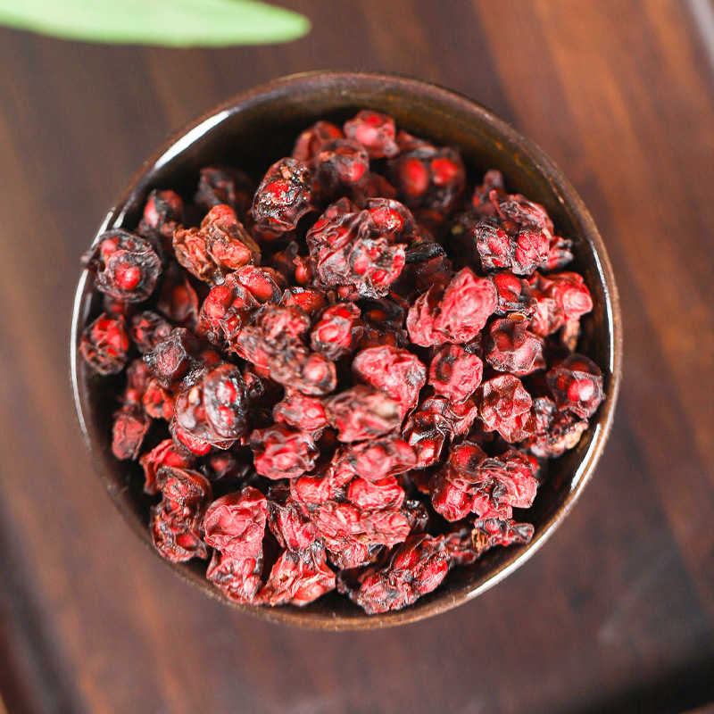 Schisandra and Dodder Seed Herbal Tea Blend Wu Wei Zi Tu Si Zi Dried Berries and Seeds 370g Jar - Image 3