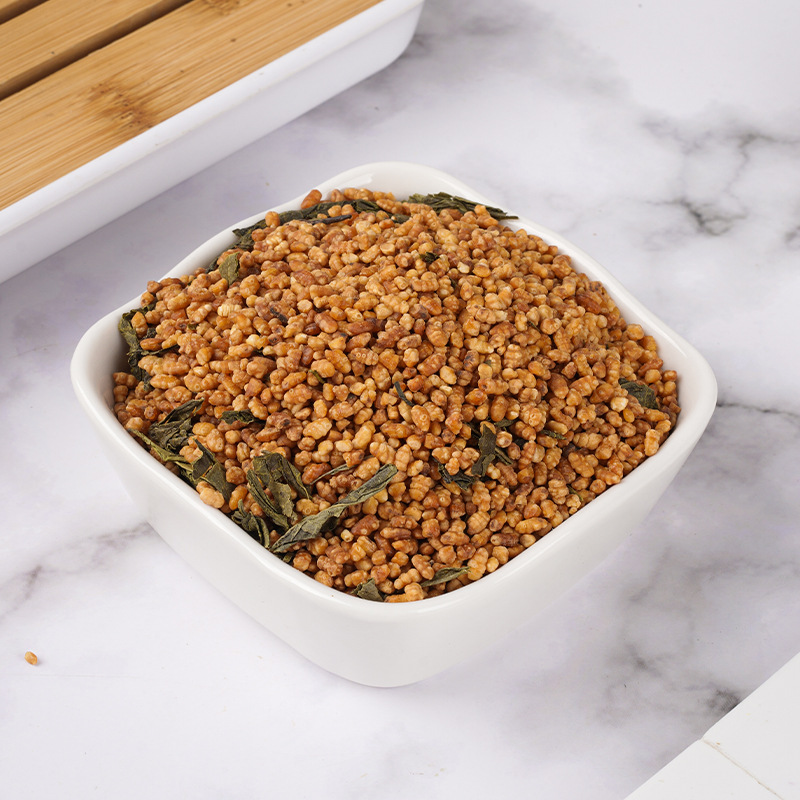Genmaicha Brown Rice Green Tea (玄米茶) — Japanese-Style Roasted Rice Tea, 200g Jar - Image 3