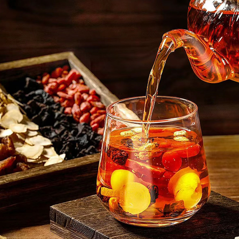 Ginseng Nine Treasure Tea Ren Shen Jiu Bao Cha 100g Herbal Tea Bags with Jujube Barley Longan Mulberry Gardenia Goji Kudzu - Image 4