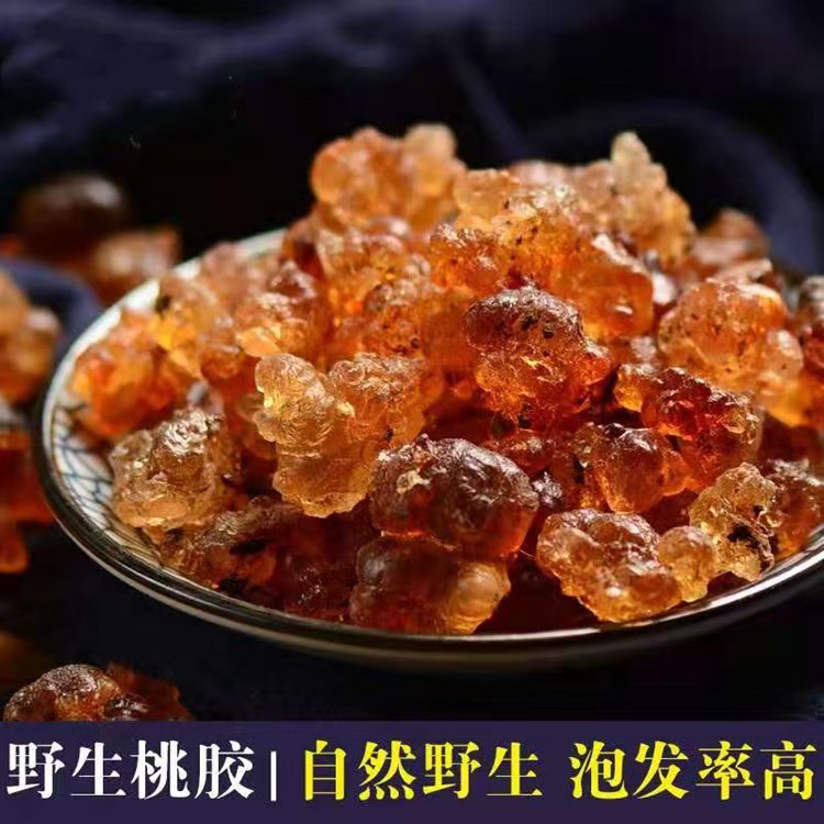 Peach Gum (Prunus persica Resin) — Dried Tao Jiao Food Herb, 500g Yunnan Origin - Image 3