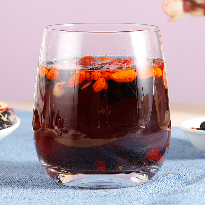 Mulberry Black Goji Berry Wellness Tea 100g Bag Cold Brewed Herbal Blend with Red Goji and Jujube - Image 4