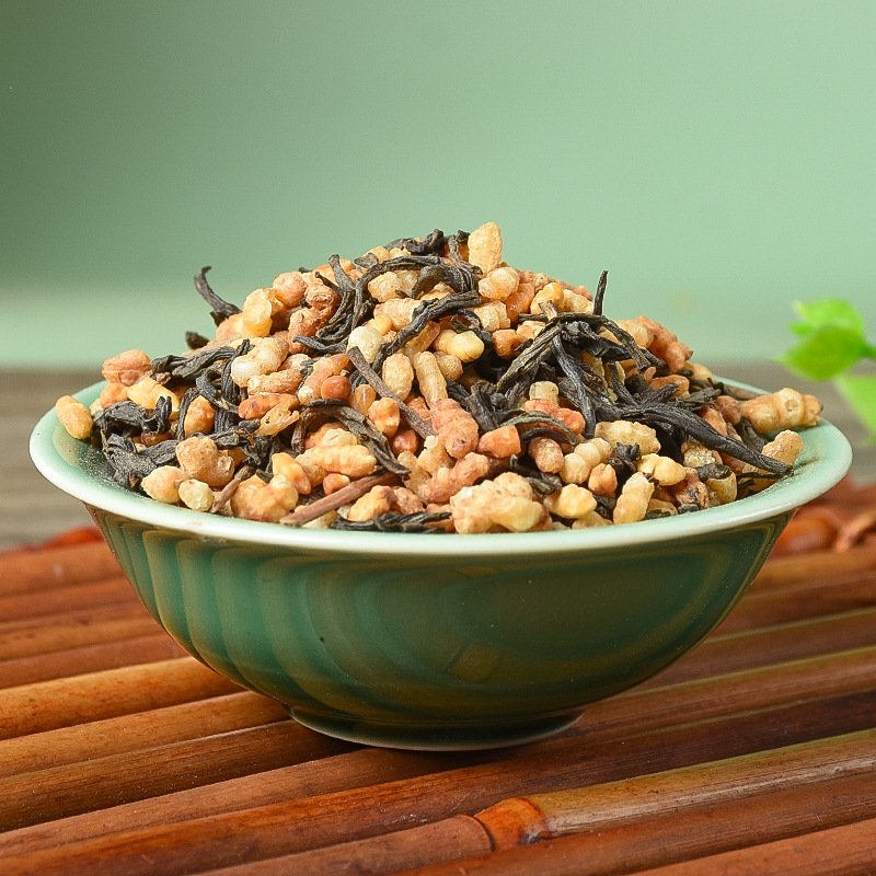 Genmai Tea (Brown Rice Tea) — Japanese-Style Roasted Rice Herbal Tea, Loose Bulk 500g - Image 2