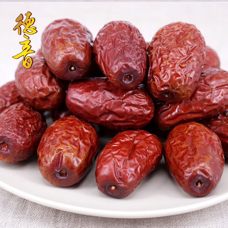 Hotan Jujube Dried Red Dates 500g Xinjiang Hetian Da Zao Snack Herbal Tea Ingredient - Image 2