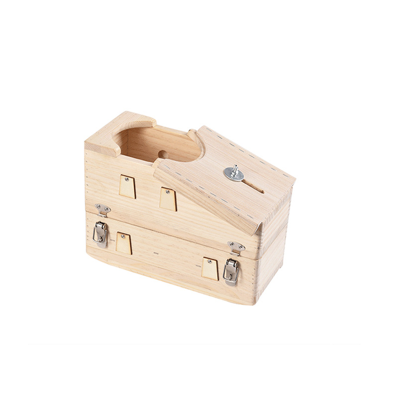 Wooden Foot Moxibustion Box Portable Moxa Warmer for Foot Therapy Home Wellness 29.2cm - Image 5