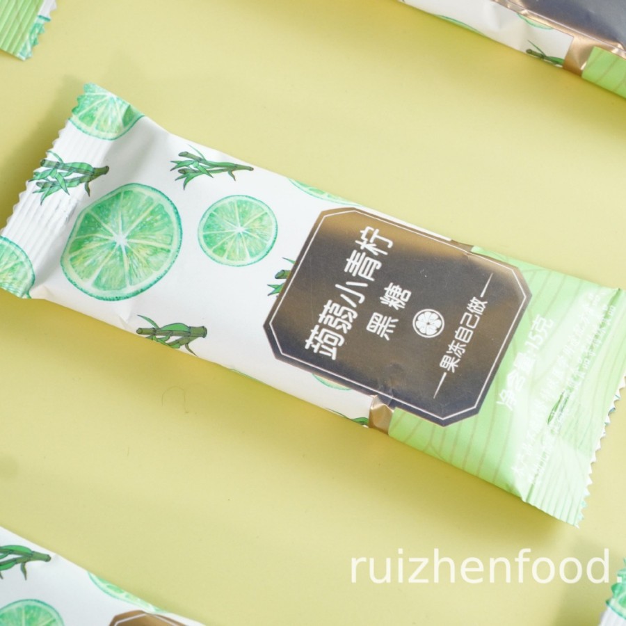 Ruzhen Brown Sugar Konjac Jelly DIY Kit with Lime and Rose 270g Box - Image 3