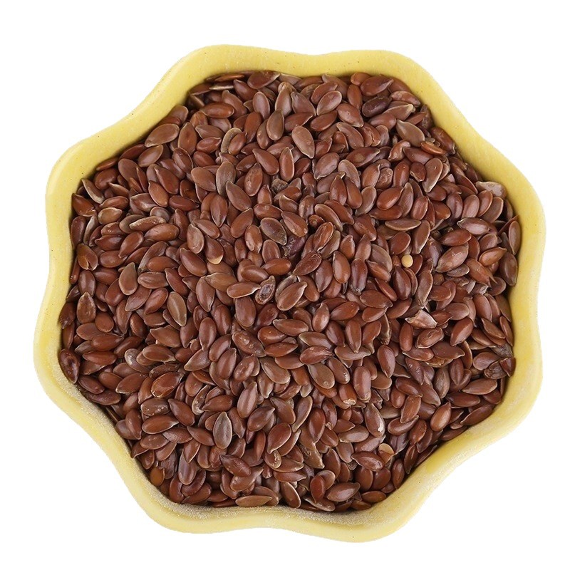 Roasted Brown Flax Seeds Ya Ma Zi 25kg Bulk Bag Low Temperature Baked Satiety Meal Replacement Culinary Seeds - Image 5