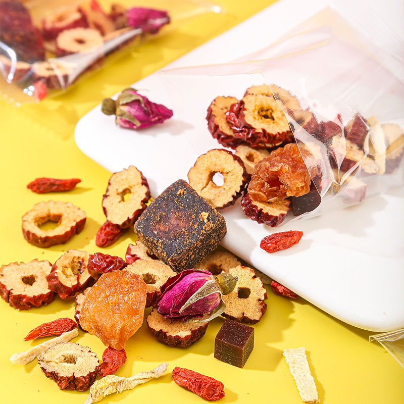 Ejiao Brown Sugar Ginger Jujube Tea (阿胶红糖姜枣茶) — 15g × 10 Sachets, Goji & Rose Blend - Image 4