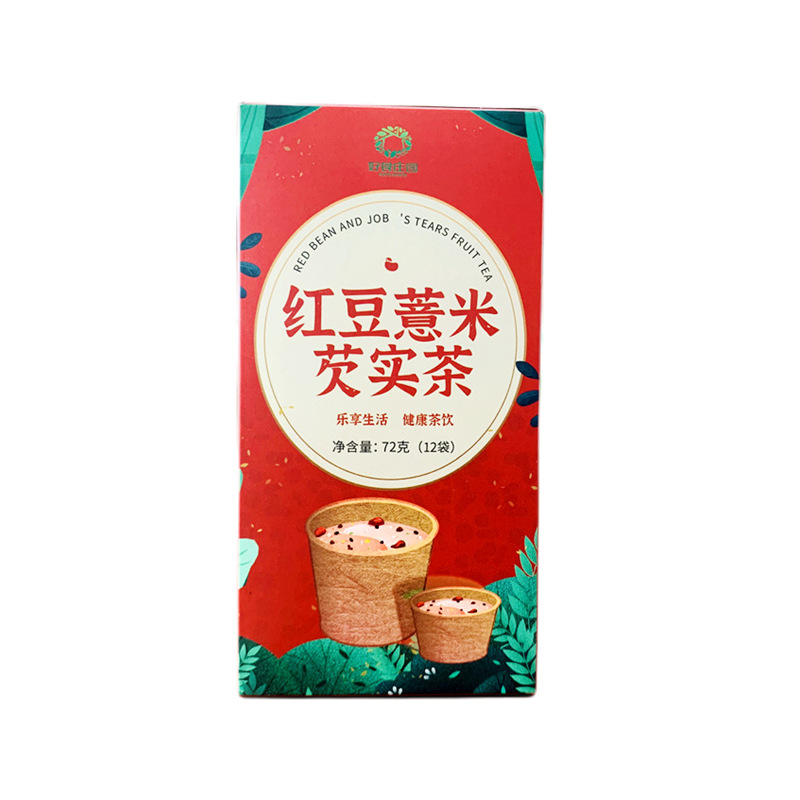 Red Bean Coix Seed Gorgon Tea Wuzhi Maotao Poria Triangle Tea Bags 72g Sugar Free Herbal Blend - Image 5