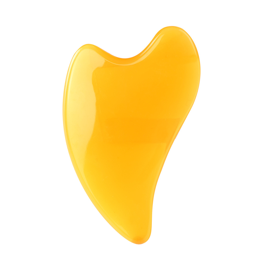 Resin Gua Sha Facial Sculpting Board Jawline Contour Massage Tool Pink Heart Shape Full Body Home Use - Image 5