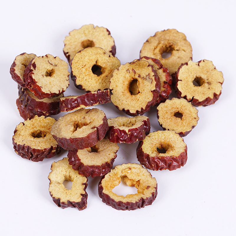 Red Jujube Slices (Ziziphus jujuba) — Dried Seedless Jujube Rings for Tea & Soup, 80g Jar - Image 3