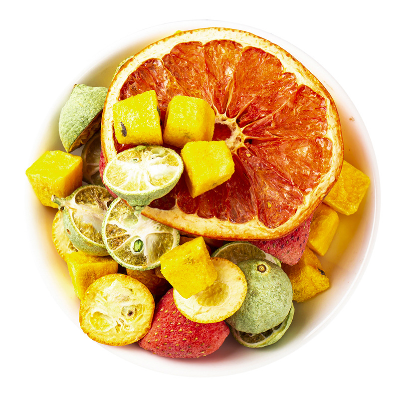 Freeze-Dried Fruit Tea Blend — Kumquat, Lime, Passion Fruit & Grapefruit, 500g Loose - Image 5