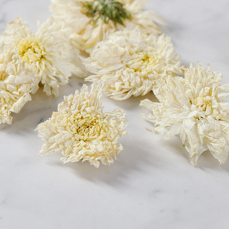 Huangshan White Chrysanthemum Tea July Ju Hua Dried Flower 500g Bulk Loose Herbal Tea - Image 2