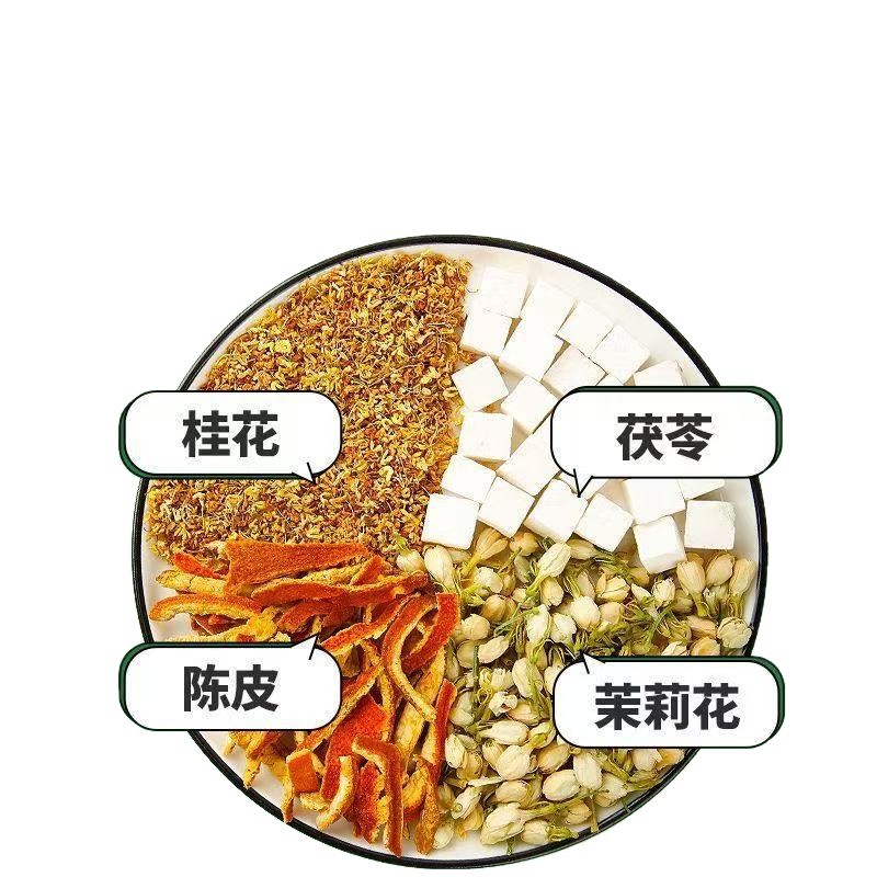 Jasmine Poria Tangerine Peel Osmanthus Tea 5g x 30 Bags Cold Brew Herbal Flower Tea - Image 5