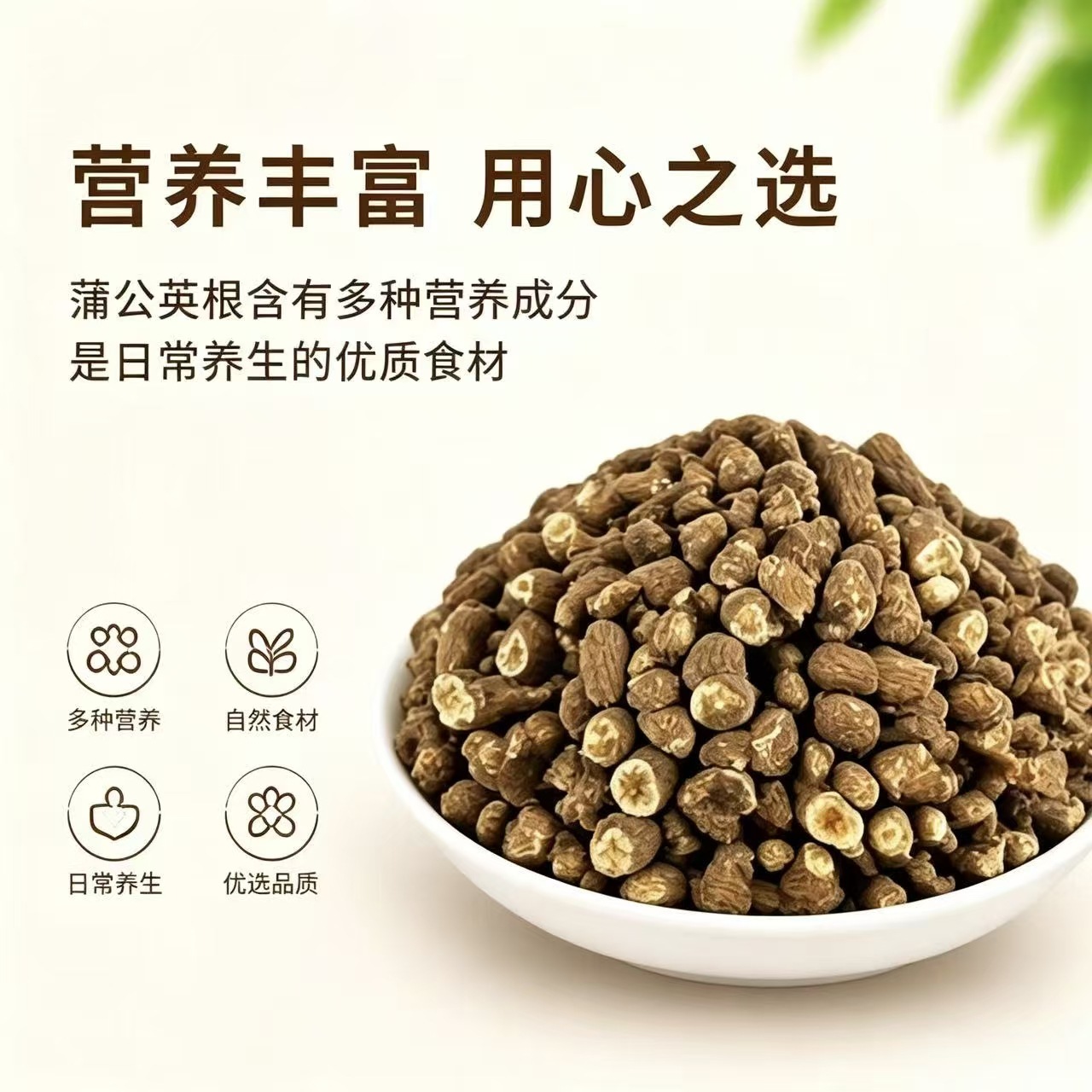 Dried Dandelion Root Cut Pu Gong Ying Herbal Tea Ingredient 1000g Bulk Bag - Image 3