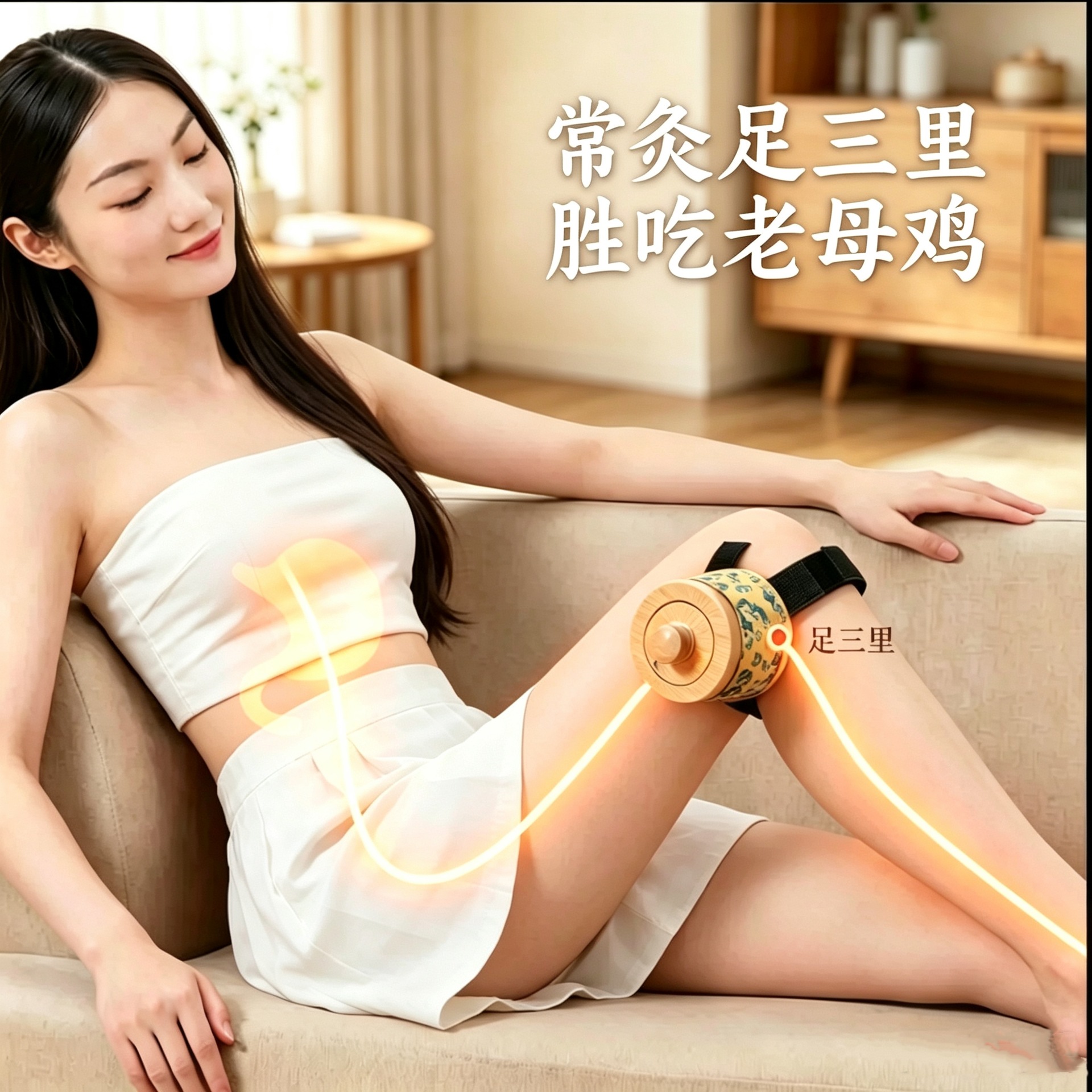 Bamboo Moxibustion Box Moxa Burner Hanging Tube Full Body Portable Home Moxibustion Tool 380g - Image 3