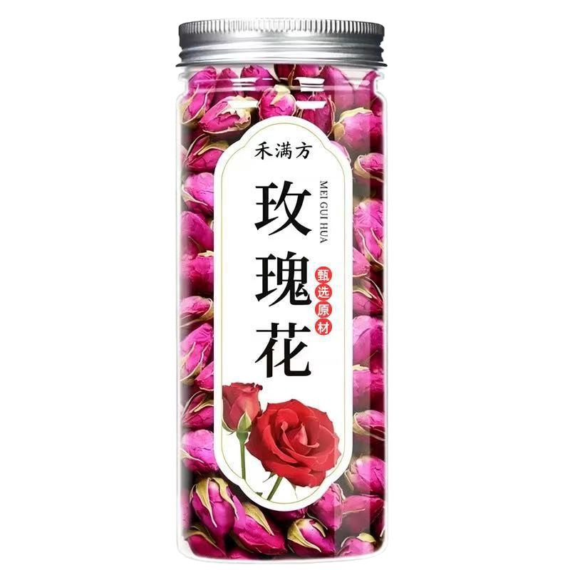 Canned Herbal Flower Tea Blend Lemon Rose Honeysuckle Chrysanthemum Mulberry Leaf Goji Berry 50g - Image 5