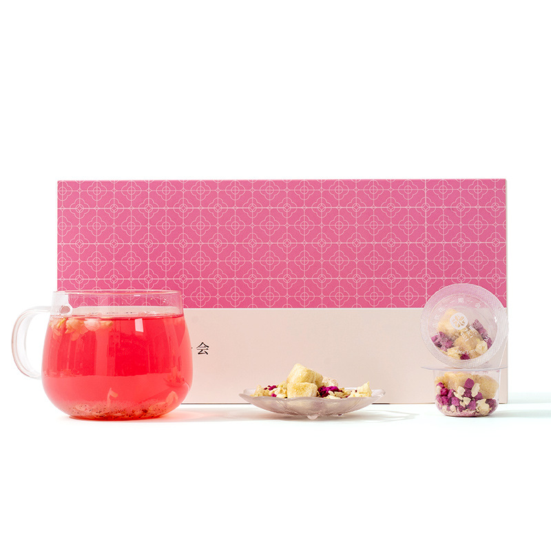 Amla Dragon Fruit Jasmine Flower Tea 60g Cold or Hot Brew Summer Herbal Drink - Image 5