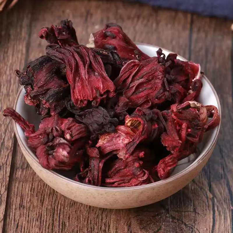 Roselle Hibiscus Flowers (Hibiscus sabdariffa) — Whole Dried Luoshenhua, 500g Yunnan Herbal Tea - Image 2