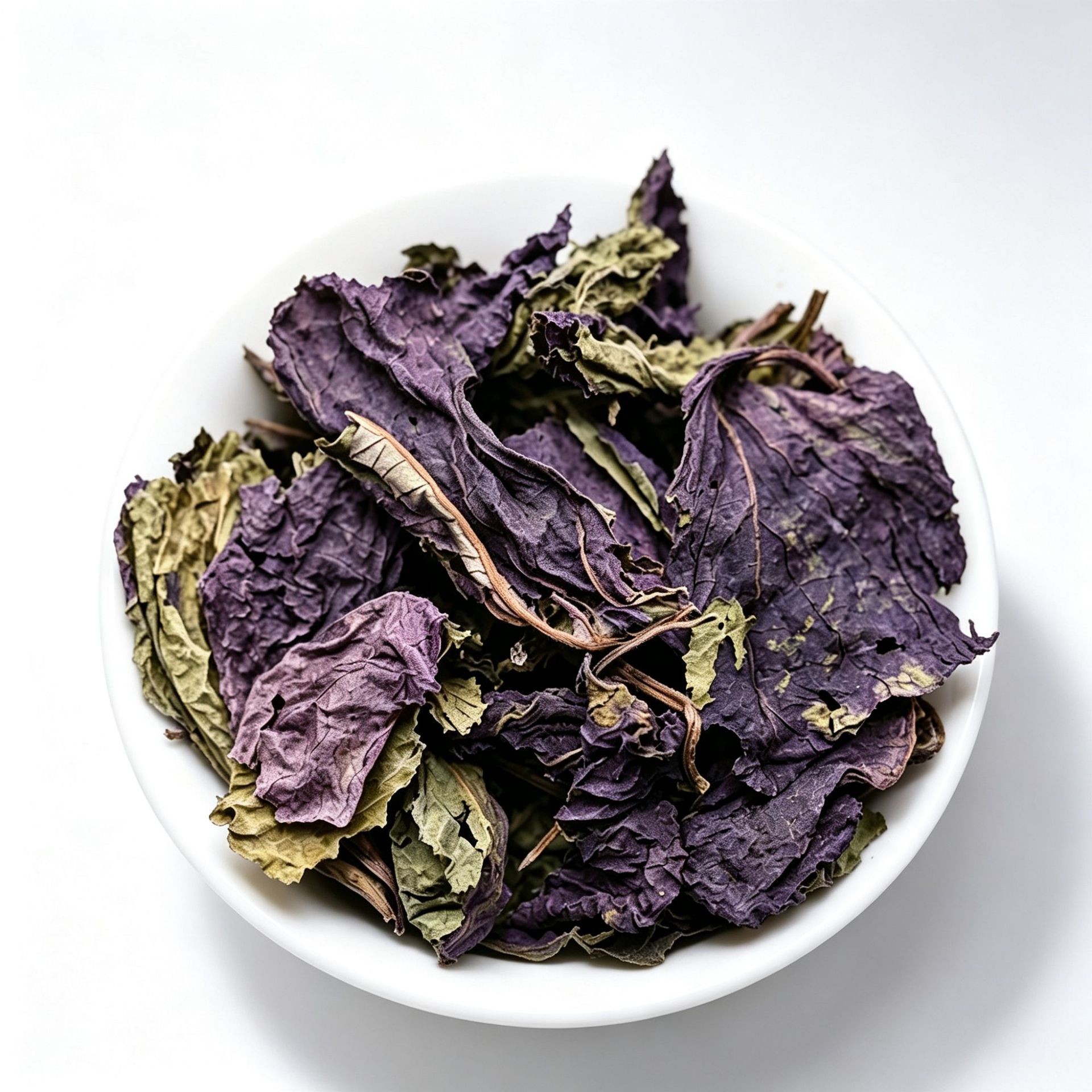 Dried Perilla Leaf Zi Su Ye Sun Dried Herbal Tea 100g - Image 5