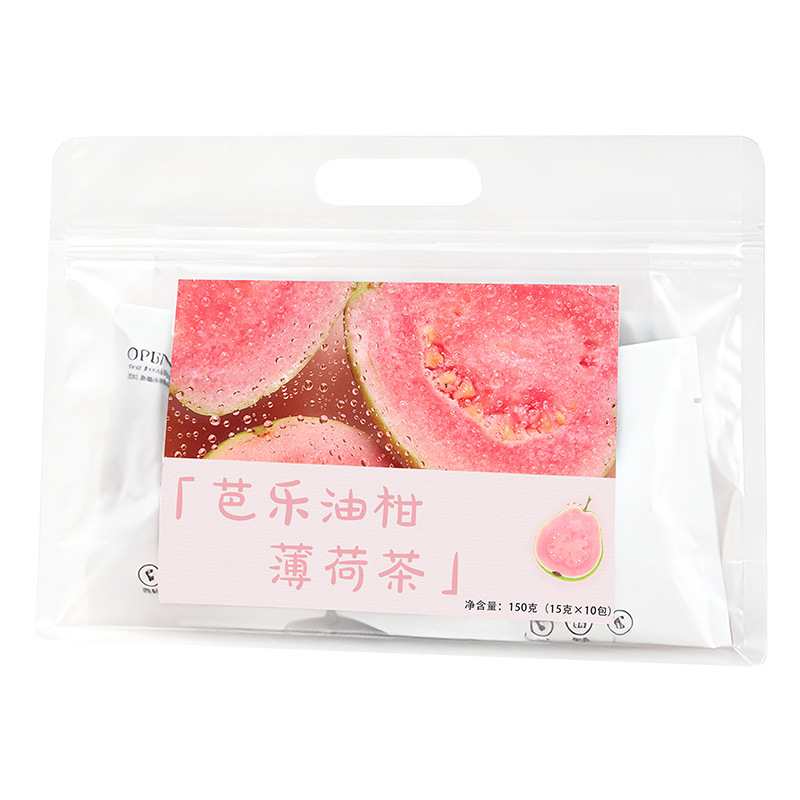 Guava & Phyllanthus Mint Tea with Lemon — Freeze-Dried Fruit Herbal Blend - Image 5