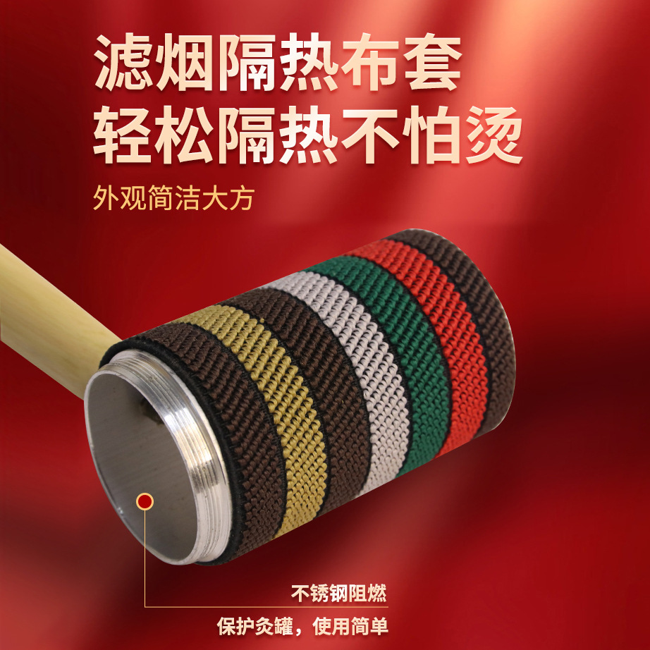 Bian Stone Moxa Jar Handheld Moxibustion Device Bamboo Gua Sha Cup Portable Warm Therapy Tool - Image 2