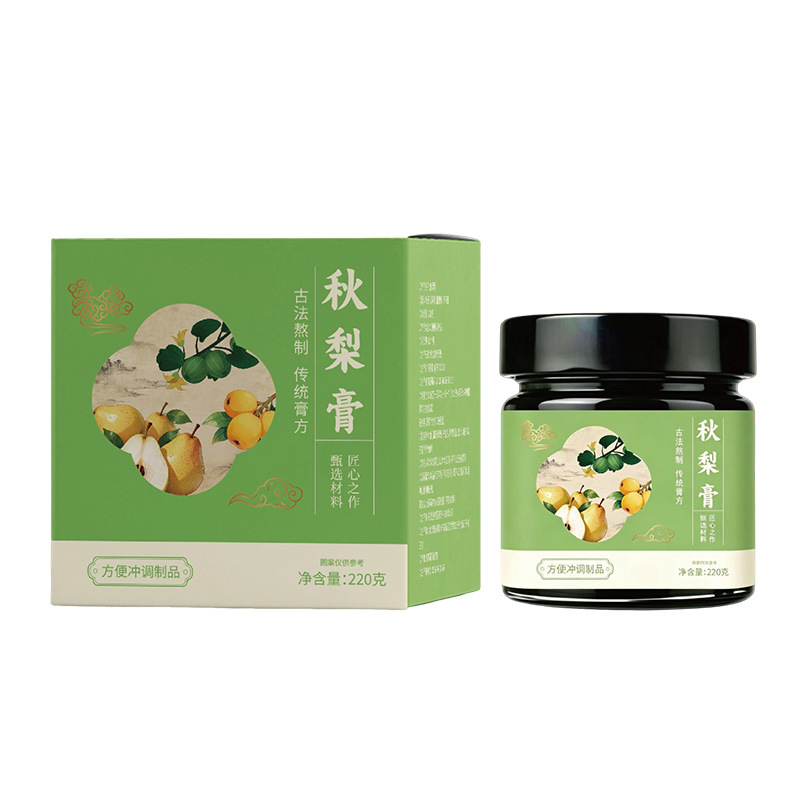 Autumn Pear & Loquat Paste (Qiū Lí Gāo) — Steam-Cooked Dangshan Pear Herbal Paste, 220g - Image 5