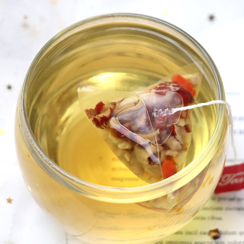 Ginseng Astragalus Longan Red Date Goji Tea Bags 20 Pyramid Sachets Daily Wellness Brew - Image 4