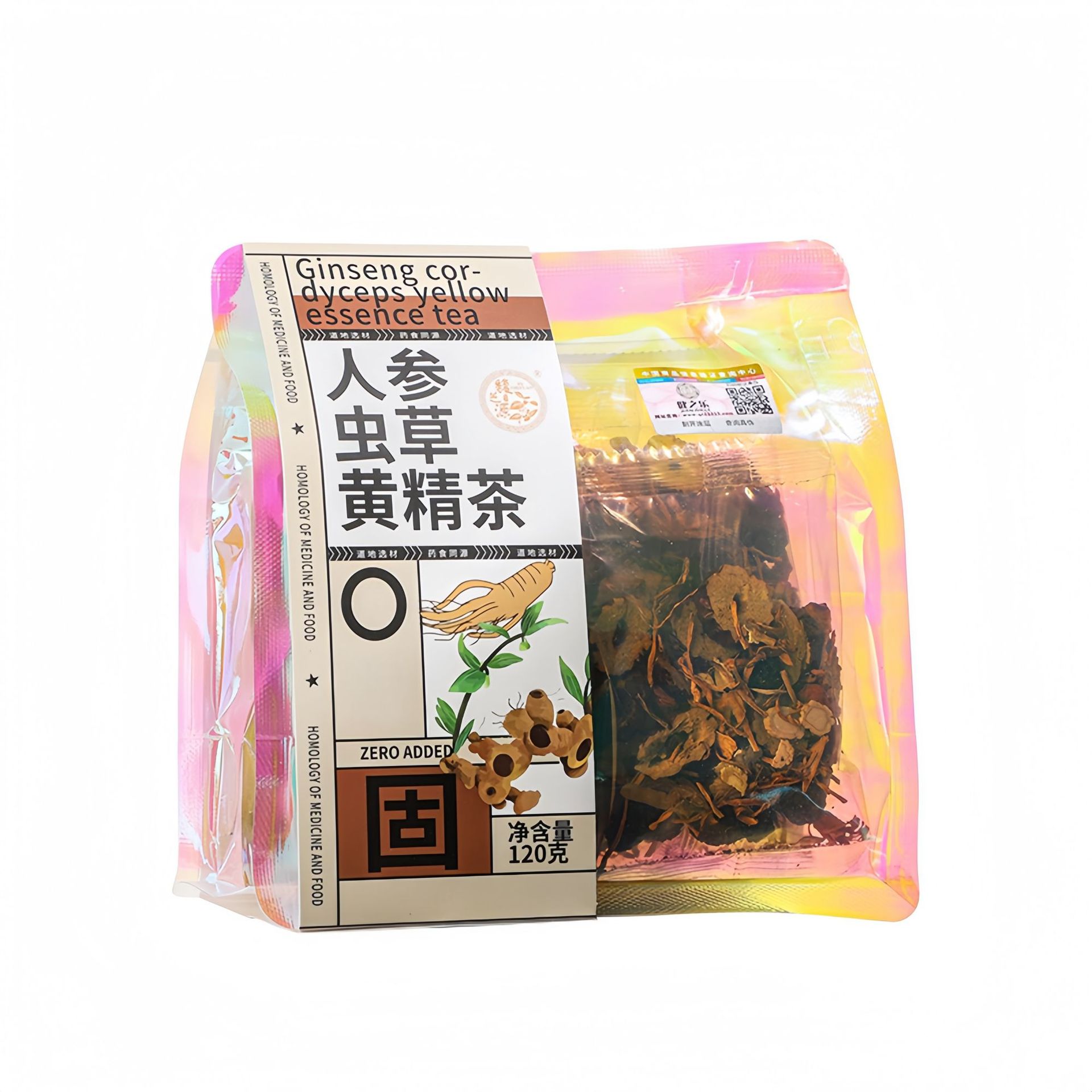 Ginseng Cordyceps Polygonatum Herbal Tea 120g Freeze-Dried Daily Wellness Infusion - Image 5