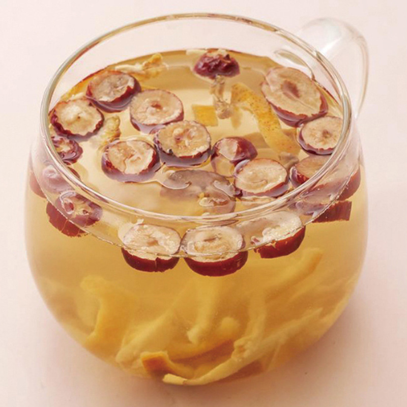 Chenpi Red Date Ginger Rice Tea 250g Canister Hand Roasted Loose Herbal Tea for Daily Brewing - Image 3