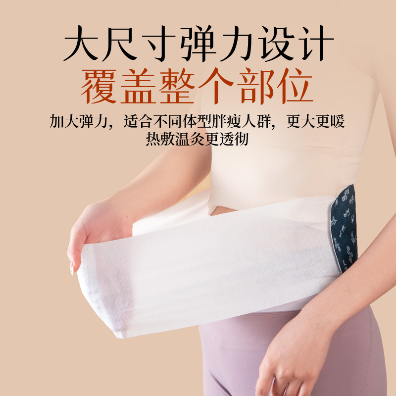 Moxa Warming Patch Ai Cao Tie Herbal Heat Patch for Knees Waist Abdomen and Feet - Image 4