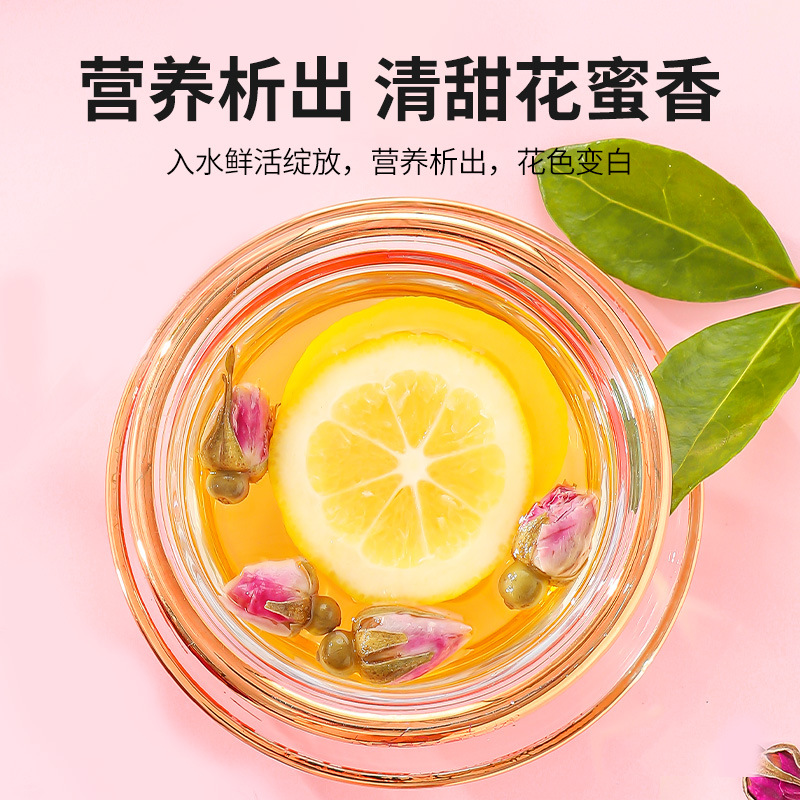 Dried Rose Bud Tea 50g Double Petal Rosebuds Meigui Hua Loose Herbal Floral Tea - Image 2