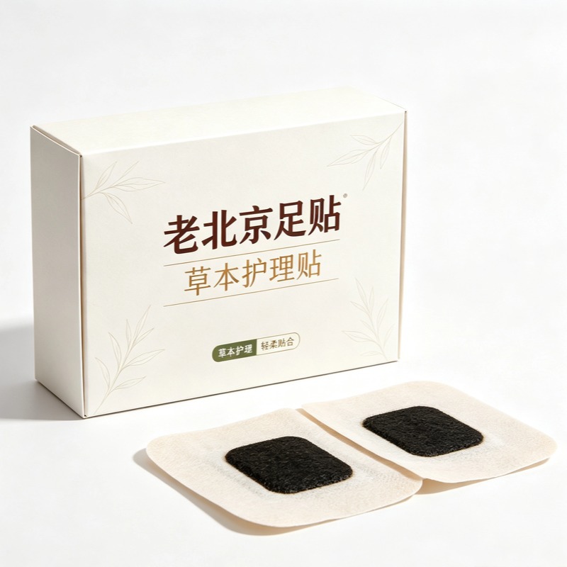 Old Beijing Mugwort Foot Patches Ai Cao Zhu Cu Foot Pads with Ginger for Foot Care External Use - Image 5