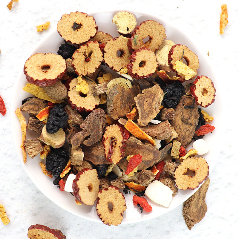 Ginseng Five Treasures Tea Ren Shen Wu Bao Cha Herbal Blend 480g 8 Canisters Daily Wellness Tea for Men - Image 2
