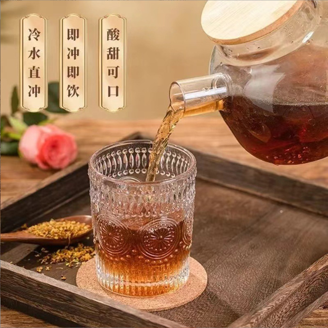Instant Sour Plum Drink Granules Suan Mei Tang 500g Sweet Tart Osmanthus Wumei Beverage Mix for Summer Refreshment - Image 2