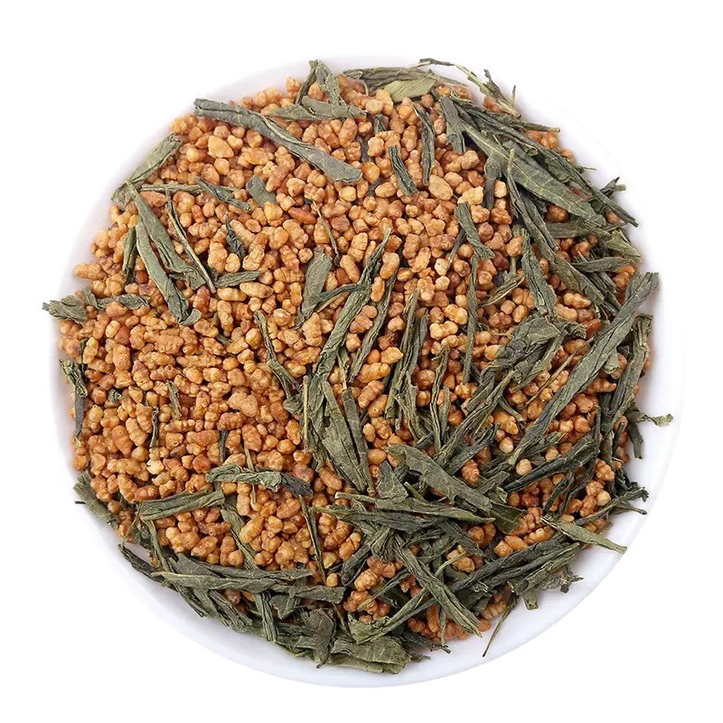 Genmaicha Japanese Style Brown Rice Green Tea Loose Bulk 500g for Hotels Restaurants Hotpot - Image 5