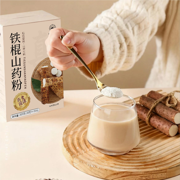 Tiegun Chinese Yam Powder 225g Box 15 Stick Packs Sugar Free Drink Mix Meal Replacement - Image 3