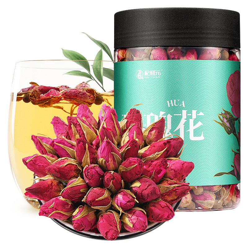 Freeze Dried Pingyin Rose Bud Tea Tai Rose Flower Tea Loose Dried Rosebuds for Tea 85g Can - Image 5