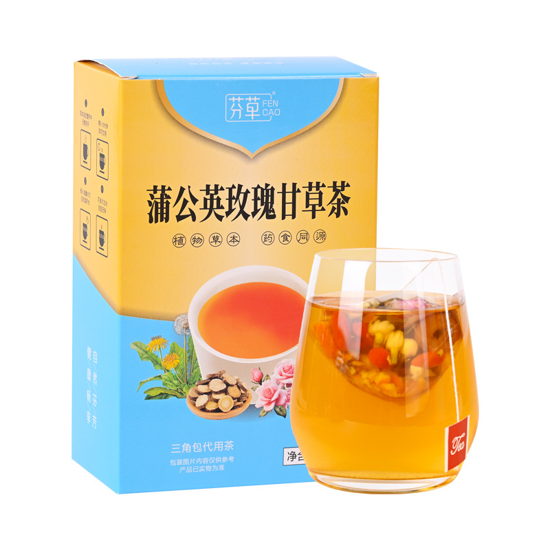 Dandelion Rose Licorice Herbal Tea Bags with Fig Jasmine Goji and Jujube 140g Sugar Free Wellness Blend - Image 5