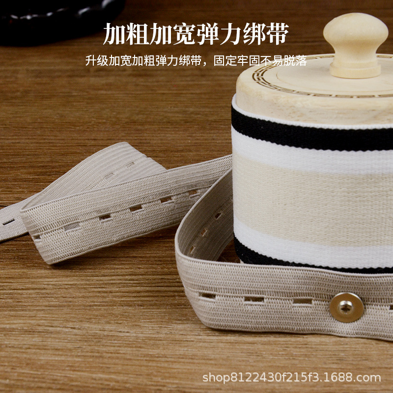 Wooden Moxa Box Moxibustion Device with Binding Strap and Moxa Rolls for Home Warming Care - Image 4