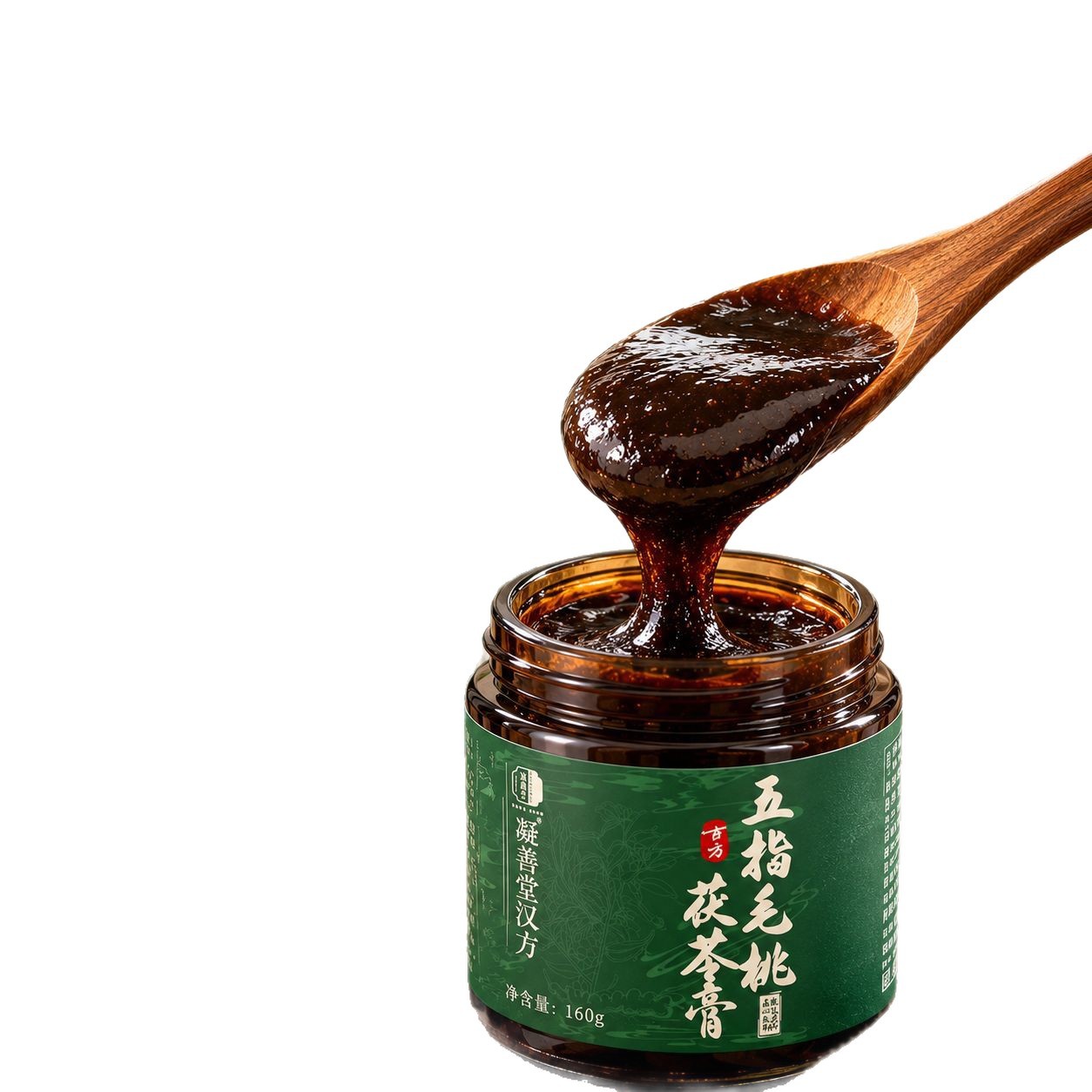 Wu Zhi Mao Tao Fu Shi Gao (Radix Fici Simplicissimae Herbal Paste) — Traditional Steam-Processed Damp-Clearing Herbal Paste, 220g - Image 5