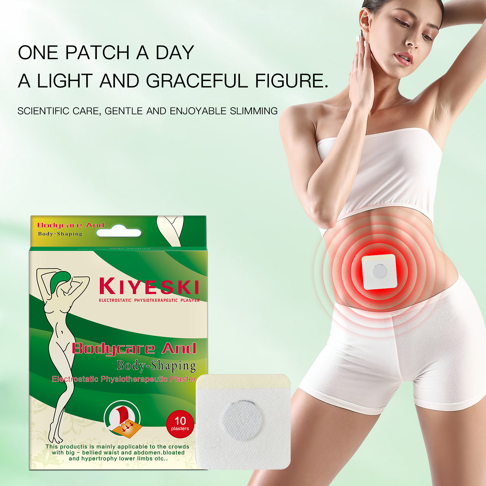 Slimming Navel Patch Body Care Self Adhesive 10 Patches Per Box - Image 2