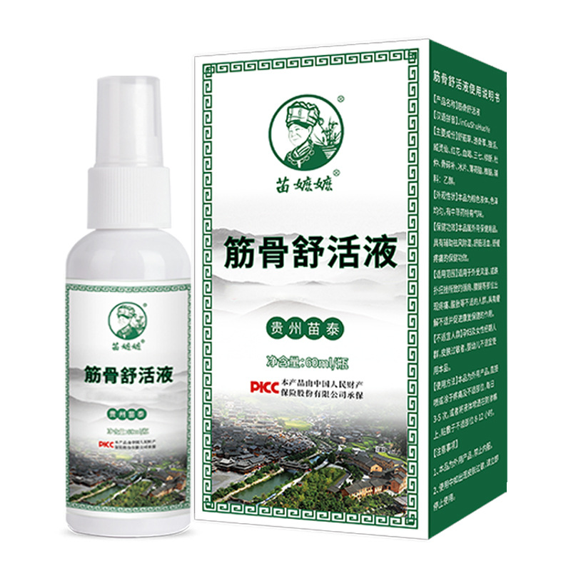 Miao Herbal Joint and Muscle Spray 60ml External Use for Neck Shoulder Waist Knee Elbow Discomfort - Image 5