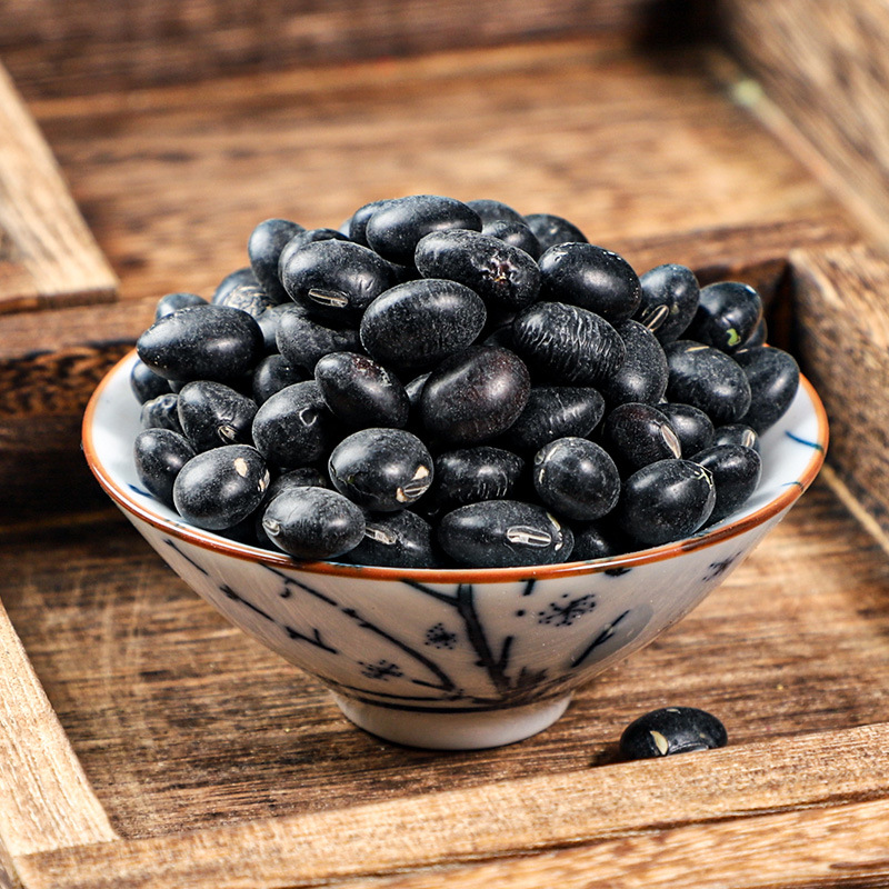 Black Soybeans (Glycine max) — Dried Food-Herb Beans from Heilongjiang for Soups & Congee - Image 4