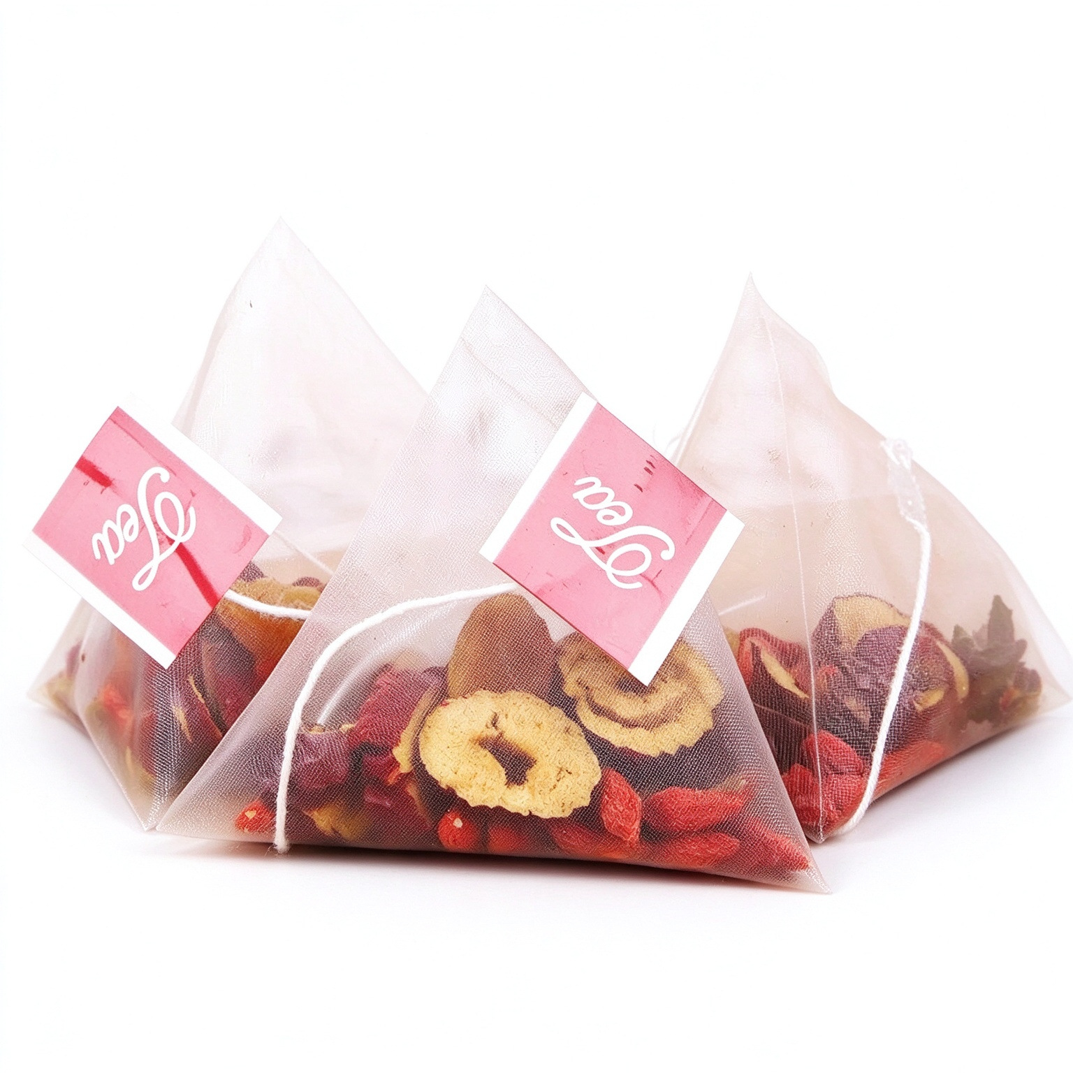 Rose Longan Red Date Goji Tea Bags 30 Pack Daily Wellness Flower Tea - Image 5