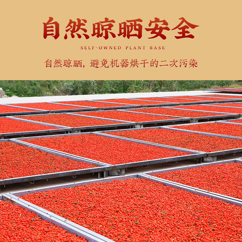 Dried Ningxia Goji Berries Gou Qi Zi 40 Jin Bulk Box Premium Grade - Image 3