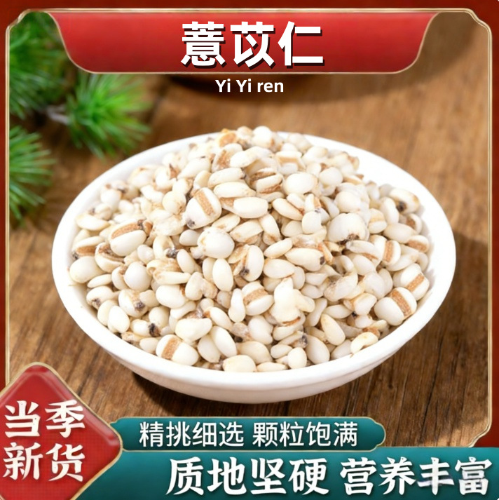 Coix Seed Yi Yi Ren 薏苡仁 Dried Job's Tears 100g Raw Herbal Grain for Tea Soup and Congee - Image 2
