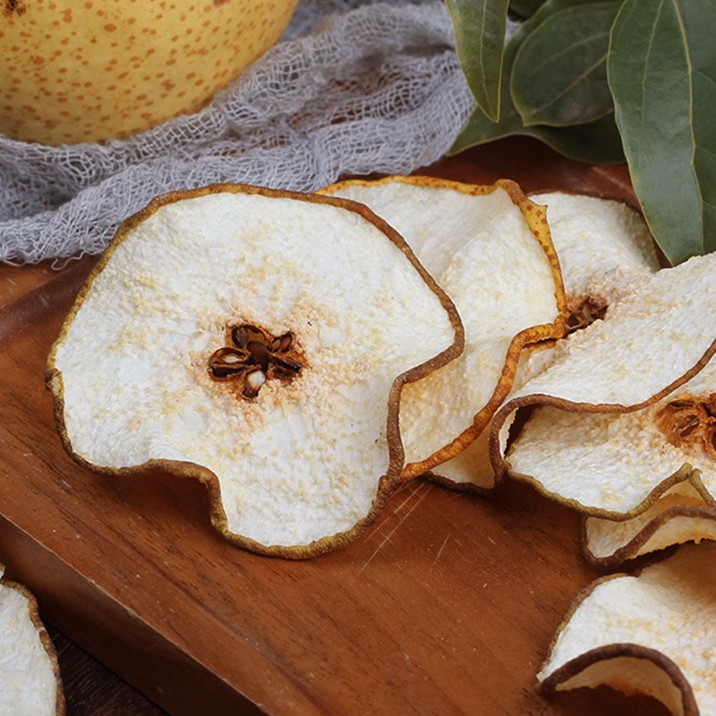 Snow Pear Slices (Pyrus spp.) — Dried Pear Fruit for Tea & Soup - Image 4