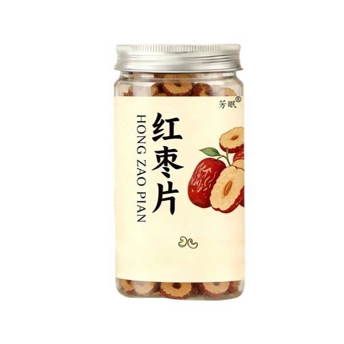 Dried Red Date Slices Hong Zao 新疆红枣片 80g Jar Sweet Jujube Chips for Tea Soup and Snacking - Image 5